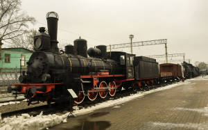 old russian train